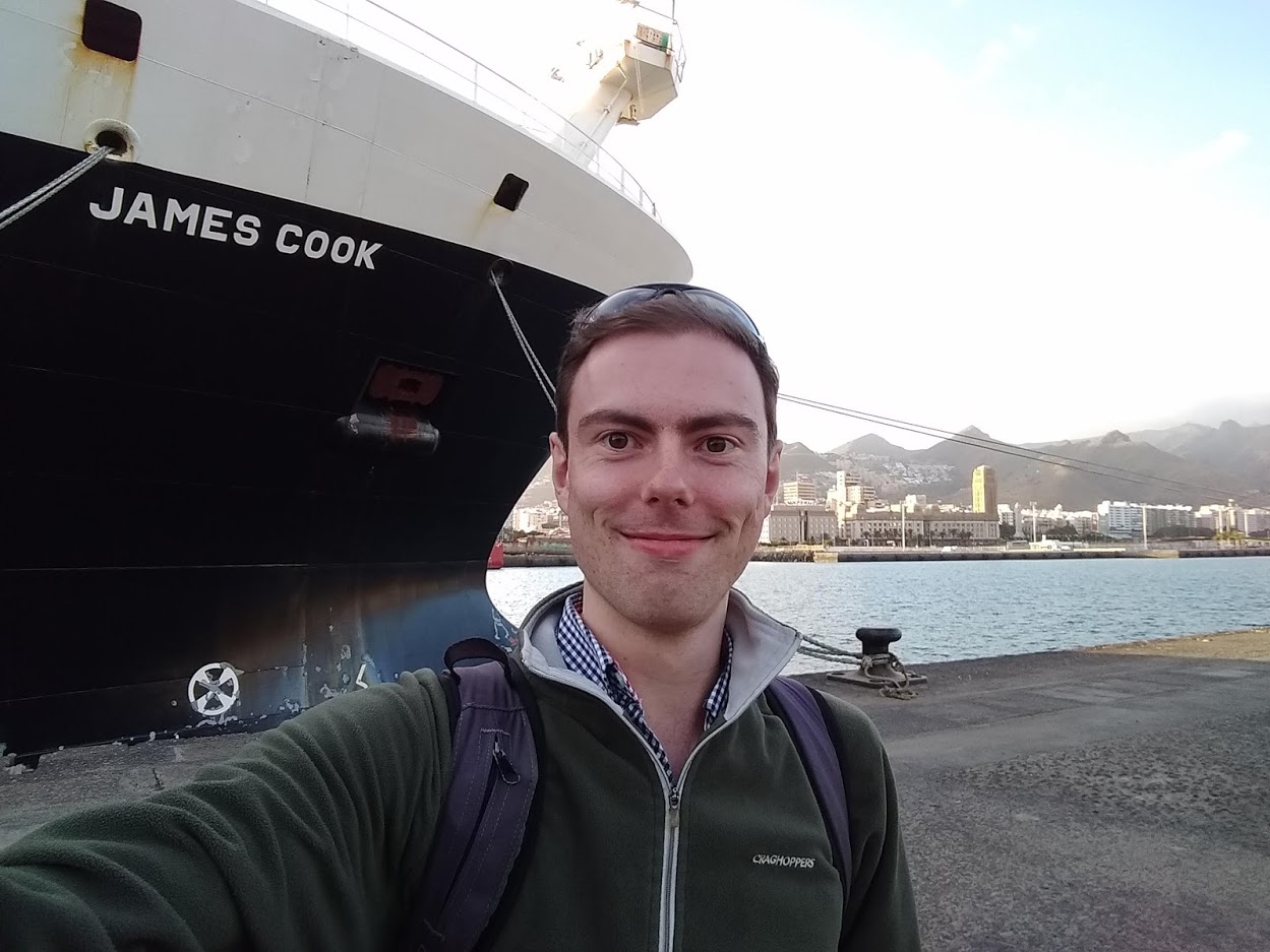 Boarding the RRS James Cook