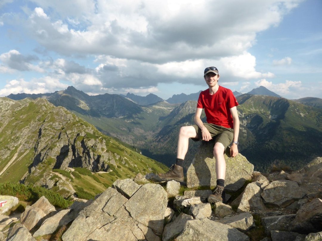 Matt in the Tatras mountains